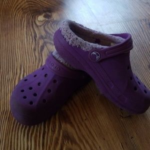 Fuzzy Crocs